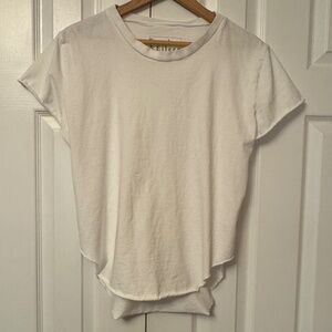 Frank & Eileen "Theo" White short-sleeve Perfect Tee - L - XLNT